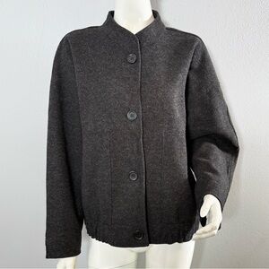 NWT. Max Studio Women’s Brush Knit Bomber Jacket. S